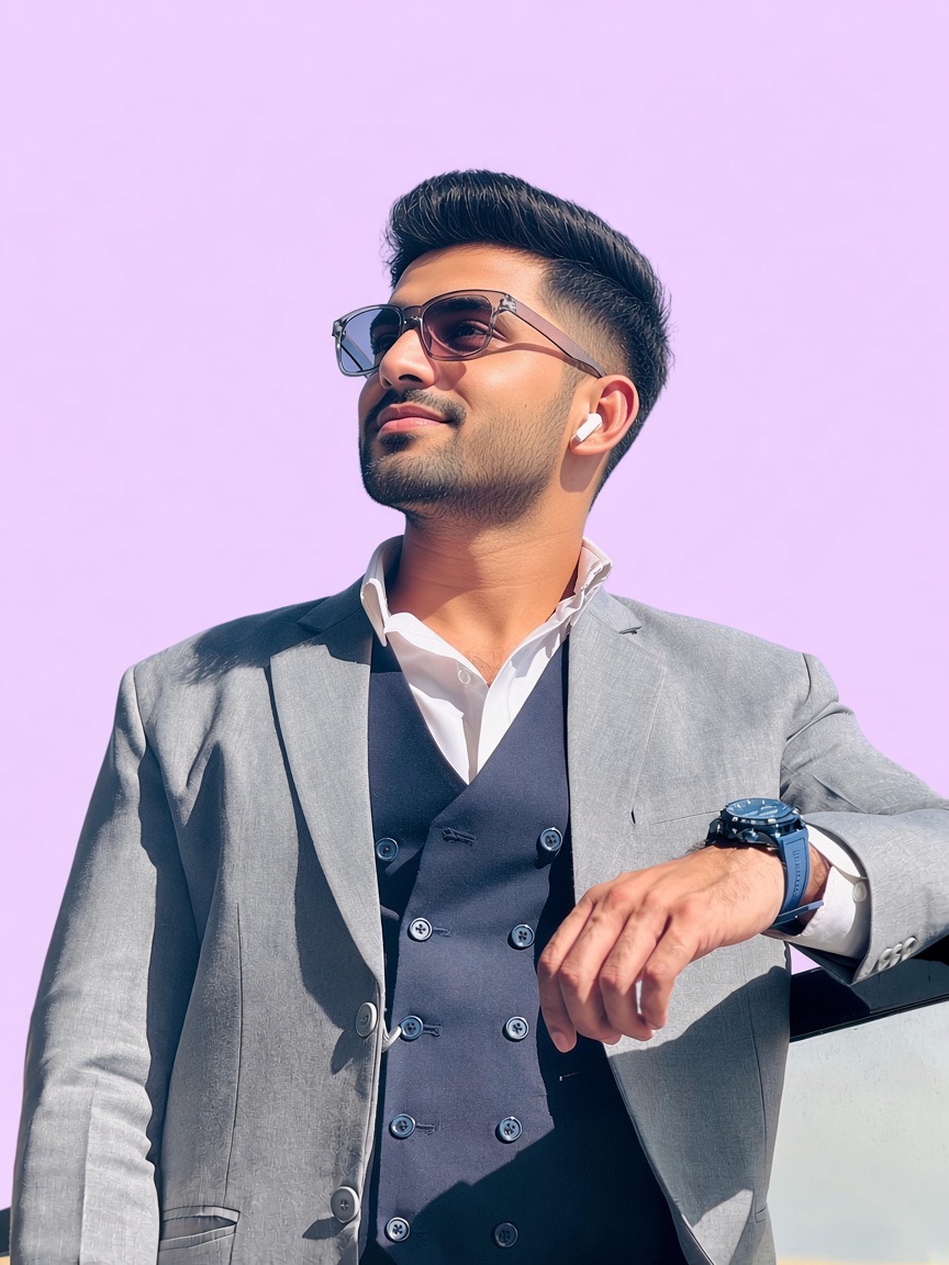 Portrait of Muhammad Umar Farooq, senior graphic and UI/UX designer